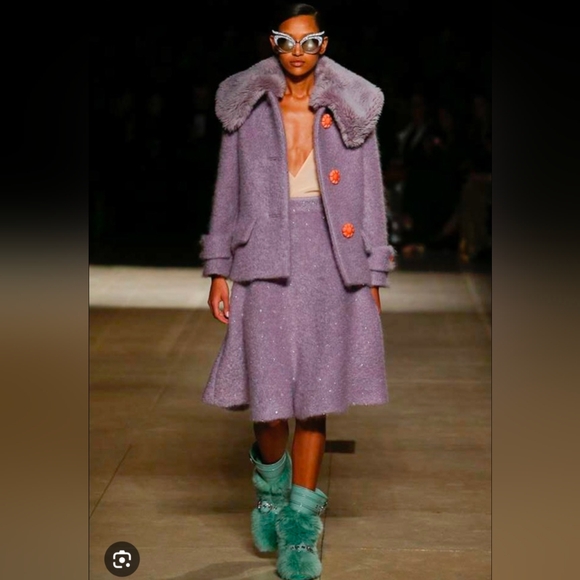 MIU MIU From Runway Furry Boots - Picture 5 of 5